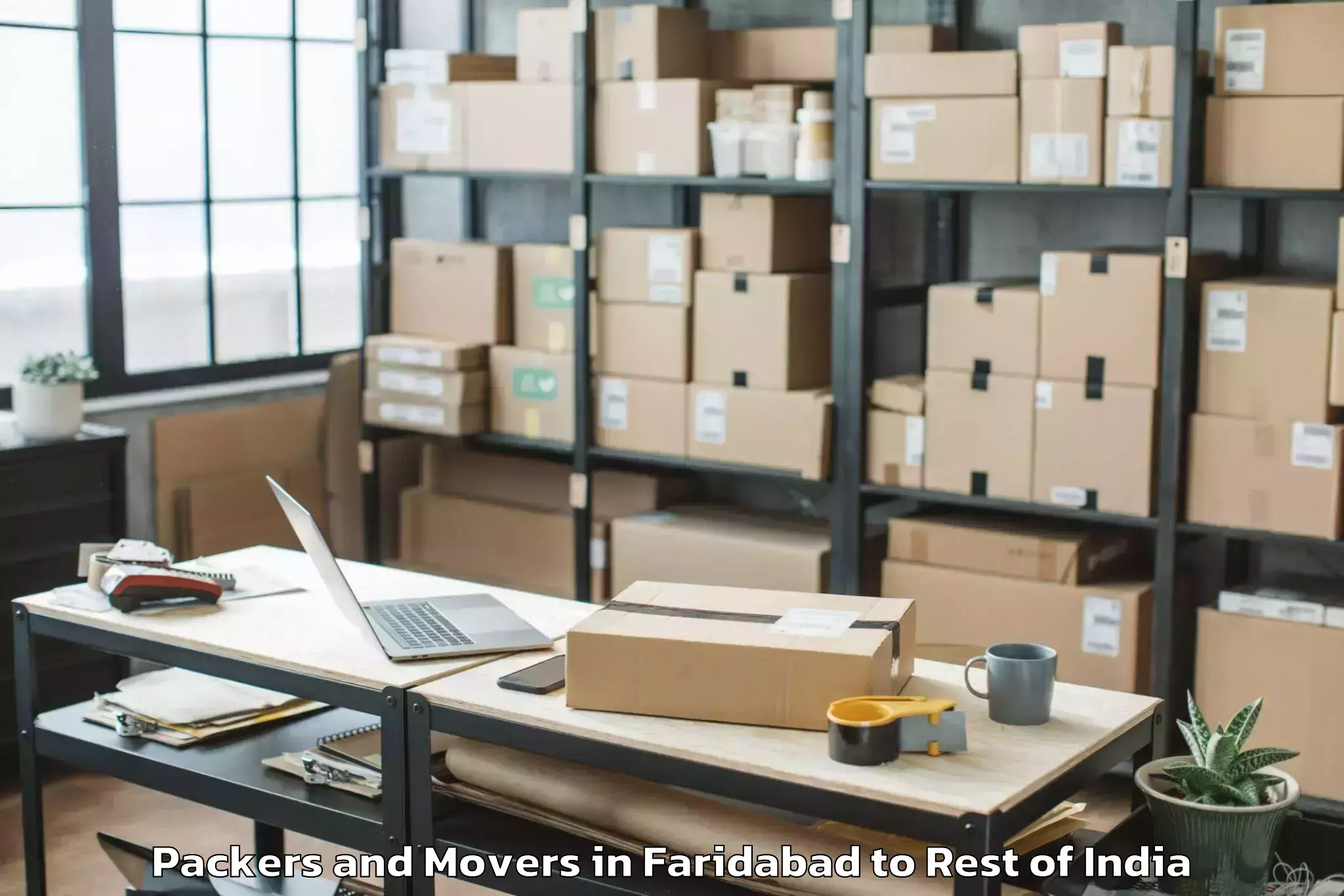 Book Faridabad to Tripuraram Packers And Movers Online